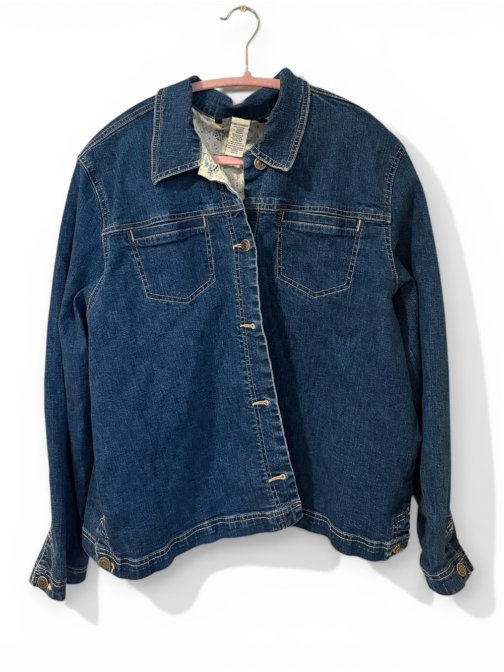 Sag Harbor Dark Blue Denim Jean Jacket